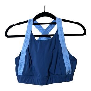 Outdoor Voices Womens Size M Blue Sports Bra Workout Athletic